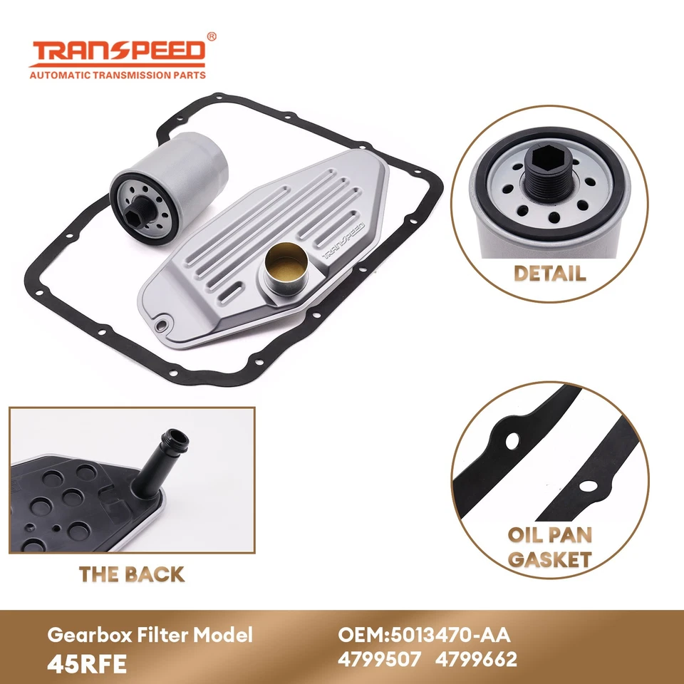 Transmission Oil Filter Gasket Kit F Dodge Ram 1500 2500 3500 45RFE 545RFE 65RFE - Image 2 of 4
