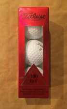 Golf balls Titleist DT 100 3 pack sleeve with  G.L.C. Transportation  Logo