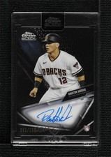 2021 Topps Chrome Black Chrome Black Auto Daulton Varsho #CBA-DV Auto 13qg