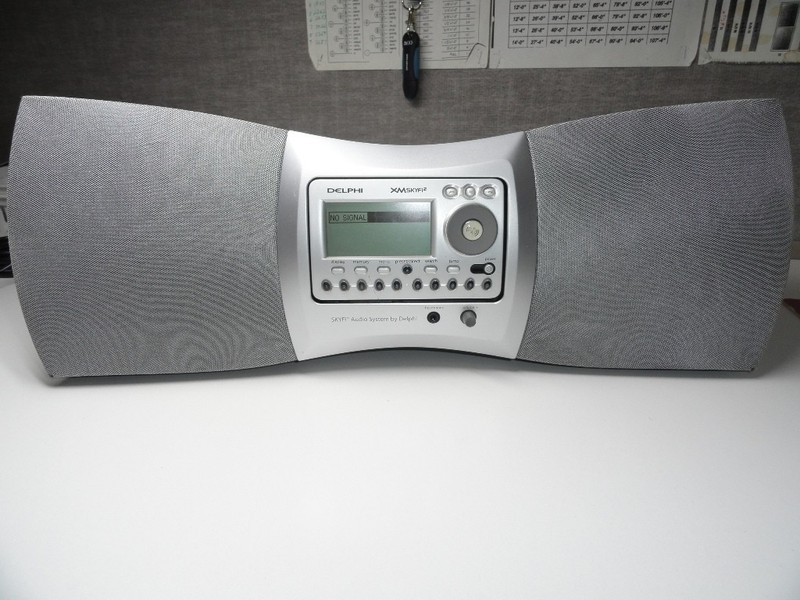 Delphi XM SKYFi Satellite Radio Boombox Audio System w Receiver Tested Works
