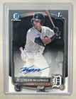 Kevin McGonigle 2025 Bowman Chrome 1st RC On Card Auto