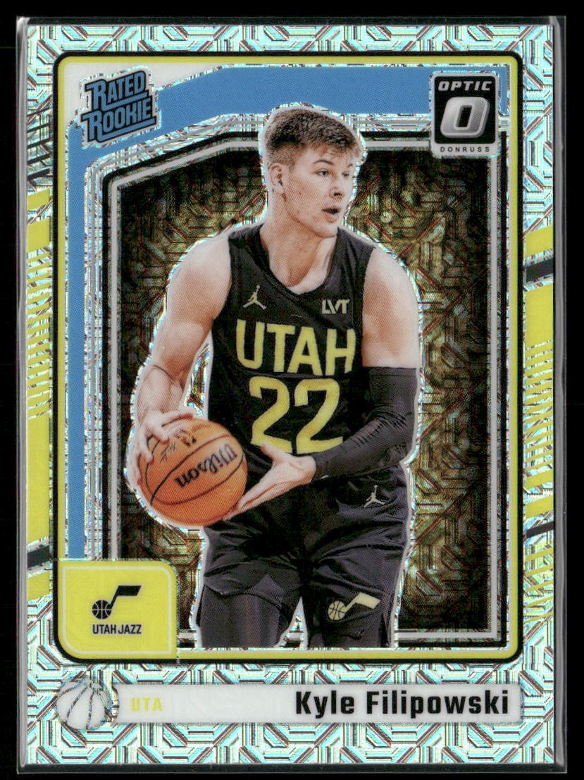 2024-25 Donruss Optic #300 Kyle Filipowski Blue Velocity