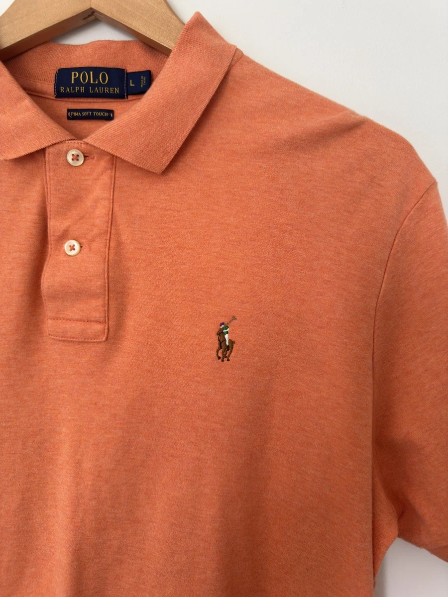 Polo Ralph Lauren Size L Orange Shirts for Men for sale | eBay
