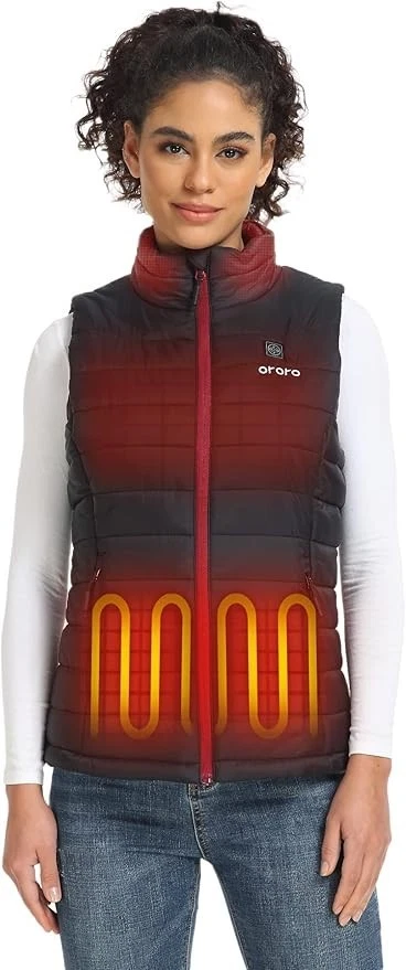 Ororo Womens Heated Vest - Lightweight Heated Vest with Battery Pack (BLACK)
Opens in a new window o