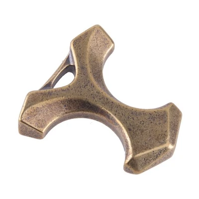 Solid Brass Defense Outdoor Window Breaker Keychain Necklace Pendant UK New-