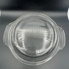Clear Glass Casserole Dish Lid Heat-Resistant Oven-Safe Round  Replacement