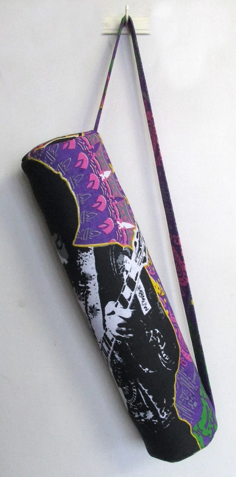 Bolsa de Yoga Hecha a Mano Bob Marley Estampada Gimnasio Estera Bolsas portadoras con Correa para el Hombro @" Foto 2 de 4