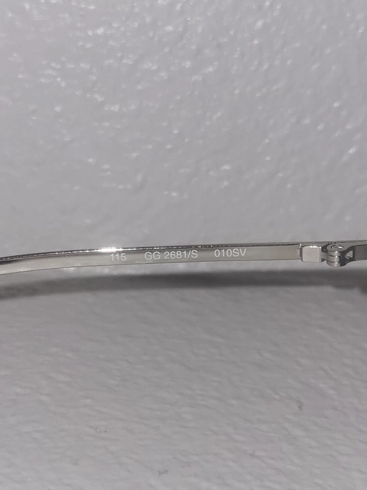 ¡Nuevo! Gafas de sol originales GG 2681/S unisex protectoras, H2870 Foto 4 de 4