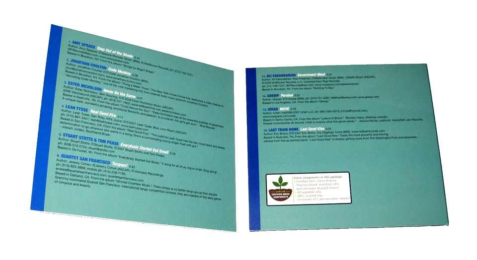 Oasis Sampler Exampler by V/A CD Compilation feat Johnathan Coulton Code Monkley Foto 3 de 4