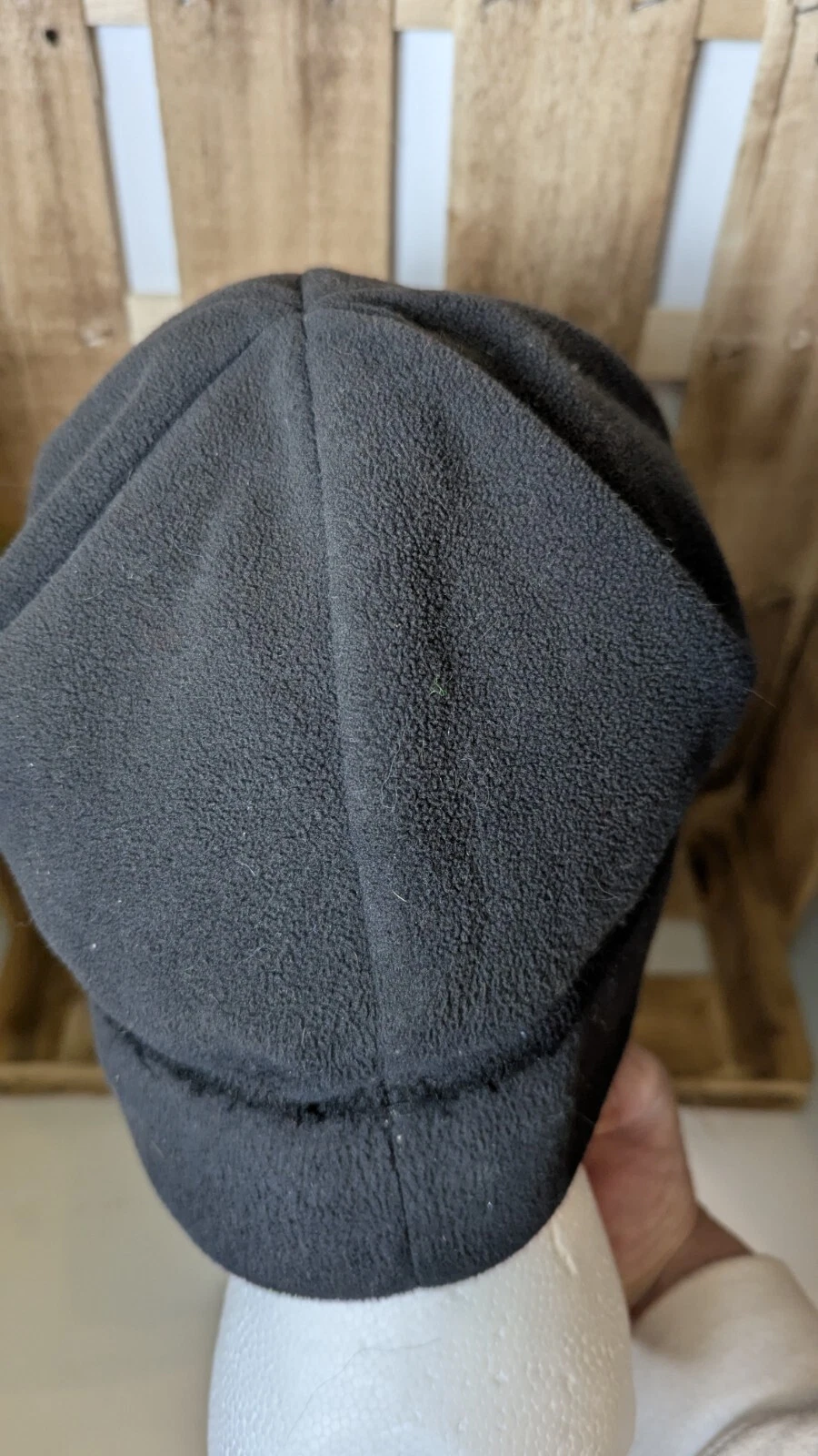 Berghaus MEN'S Black Fleece Beanie Hat sz L/XL Classic Retro