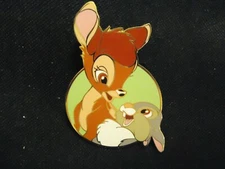 DISNEY AUCTIONS ANIMAL PALS SET BAMBI & THUMPER PIN LE 100