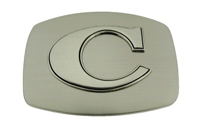 Initial C Letter c Belt Buckle New Men Women Western Really Cowboy Silver Metal