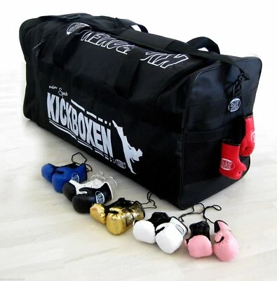 BAY® SET KICKBOXEN Tasche + Deko Mini Boxhandschuhe Kickboxing Sporttasche neu - Bild 1 von 4
