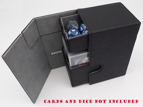 Docsmagic.de Premium Magnetic Tray Box (100) Black + Deck Divider - MTG - PKM - - Picture 6 of 9