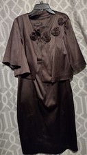 Women Brown 2-piece Dress Set 10