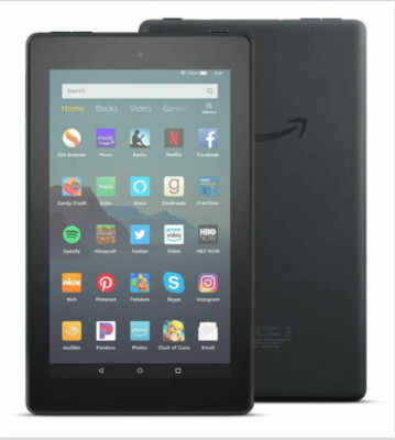Amazon Fire 7 (9th Generation) 16GB, Wi-Fi, 7in - Black - Barely Used