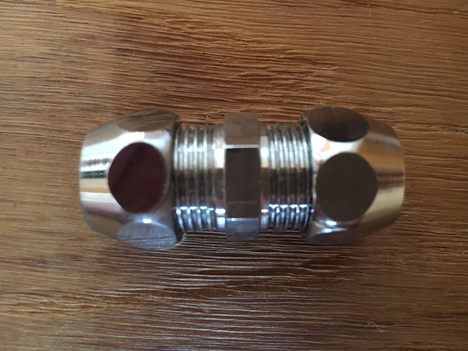 Schell Gerade Quetschverschraubung Doppel Verschraubung Ø 3/8" x 10mm - Bild 2 von 2