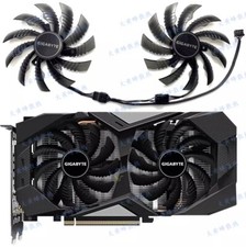 A pair of GIGABYTE RTX2060S 2070 GTX1660ti 1660 graphics card fans PLD10010S12HH