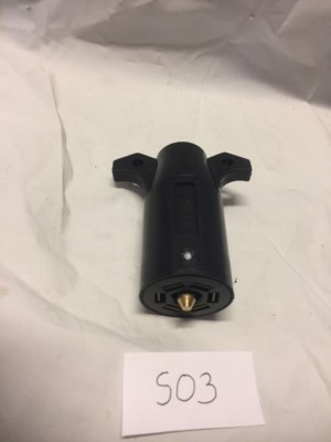 Pollak 12-706 Black 7-Way Trailer End Electrical Connector