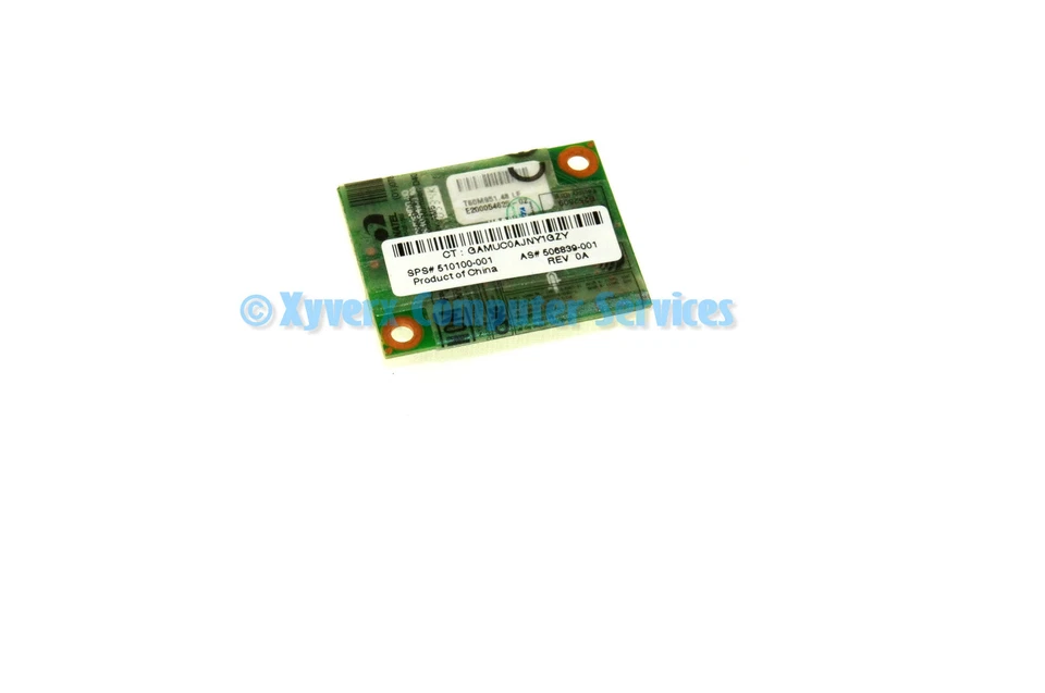 510100-001 506839-001 GENUINE ORIGINAL HP MODEM CARD G62-200 SERIES(CB72) - Image 2 of 2