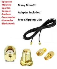 Spypoint Moultrie Antenna Extension Cable Adapter Included 10 ft Free Shipping
