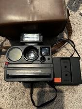 Vintage Polaroid Pronto Land Camera Sonar One Step With Case UNTESTED AS-IS