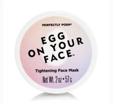 Perfectly Posh EGG ON YOUR FACE Tightening Face Mask 2oz NEW