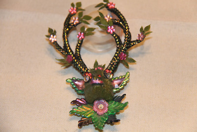 Designer- Schmuck Brosche Anstecknadel Niki Boden Design Neu Tracht 