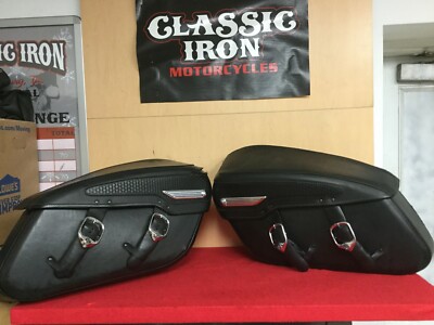 Harley Davidson Road King Classic OEM Saddlebags (wire rack
