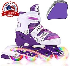Patines en l nea ajustables para exteriores con ruedas totalmente iluminadas NEW