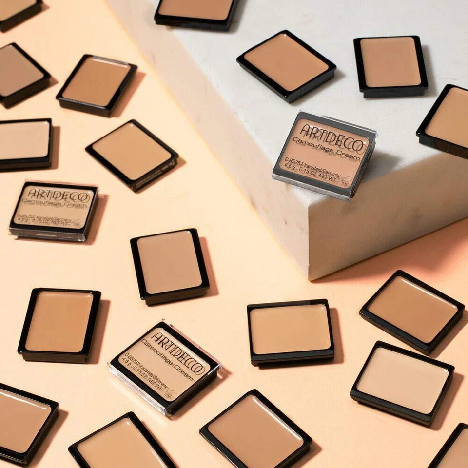 Camouflage Cream - Stark deckendes Camouflage Make-up Abdeckcreme - 1 x 45 g - Bild 4 von 4