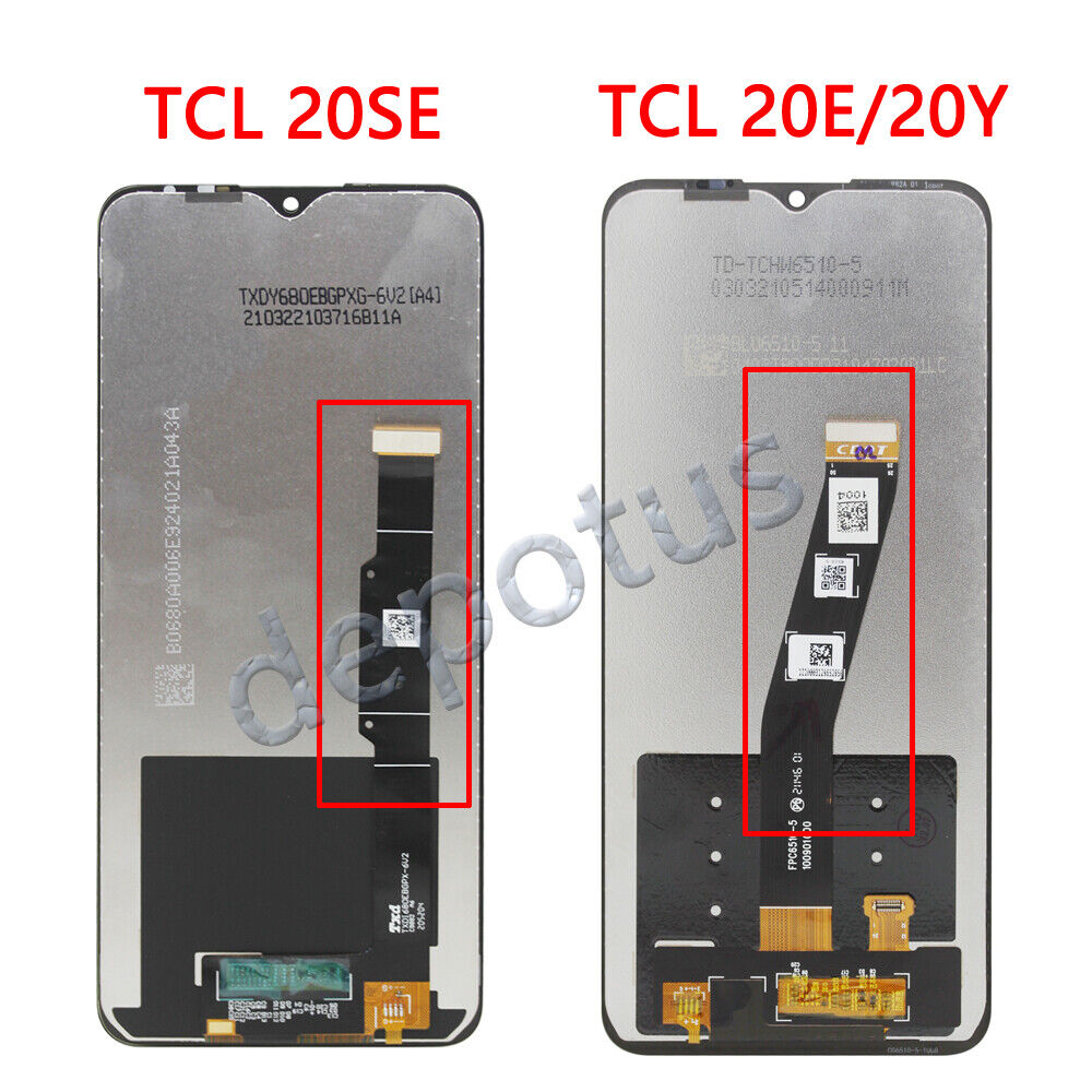 OEM Display LCD para TCL 20SE 20 SE, Substituição do conjunto do