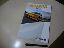 Mazda ATENZA Sport Japanese Brochure 2002/09 GG3S GGES L3-VE LF-DE Mazda6