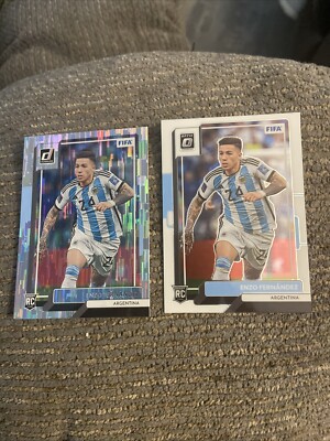 Enzo Fernandez 2022-23 Donruss FIFA Silver RC Plus Optic  