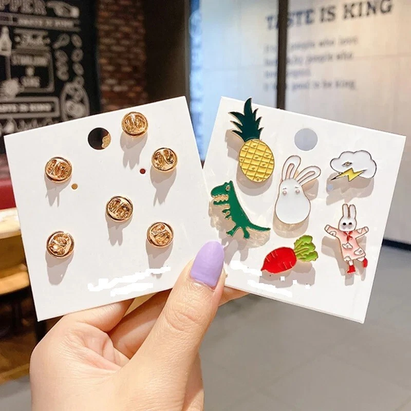 50pcs Random Brooch Pins Enamel Lapel Badge Collar Corsage Jewelry Fashion EDC - Image 2 of 4