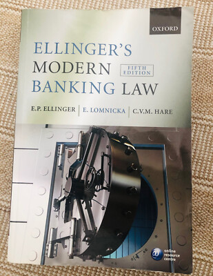Modern Banking Law - Ellinger, Lomnicka & Hare 5th Edition