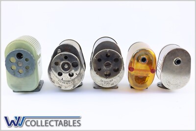 Vintage Bleistiftspitzer Pencil Sharpener Dixon, Boston, Bulldog. Price 5 Pieces