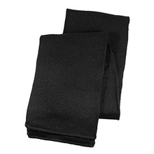 Men Classic Knit Winter Scarf Warm Double layer Black