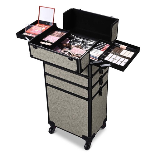 Byootique 3 Piezas Maquillaje Tren Estuches Cosméticos Organizador Kit Rococó GainsBoro - Imagen 4 de 9