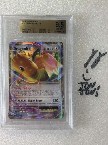 Dragonite-EX graded BGS 9.5 for sale on eBay