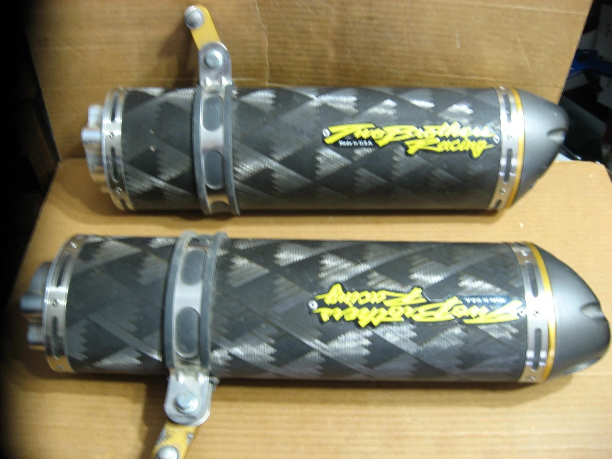 Two Brothers Racing Carbon Fiber Motorcycle & Scooter Mufflers for