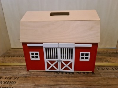 Schleich 42170 Transportabele Mitnehm Scheune Reiterhof Bauernhof mit Zubehör