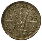 1955 Australia Threepence — photo from another recent sale