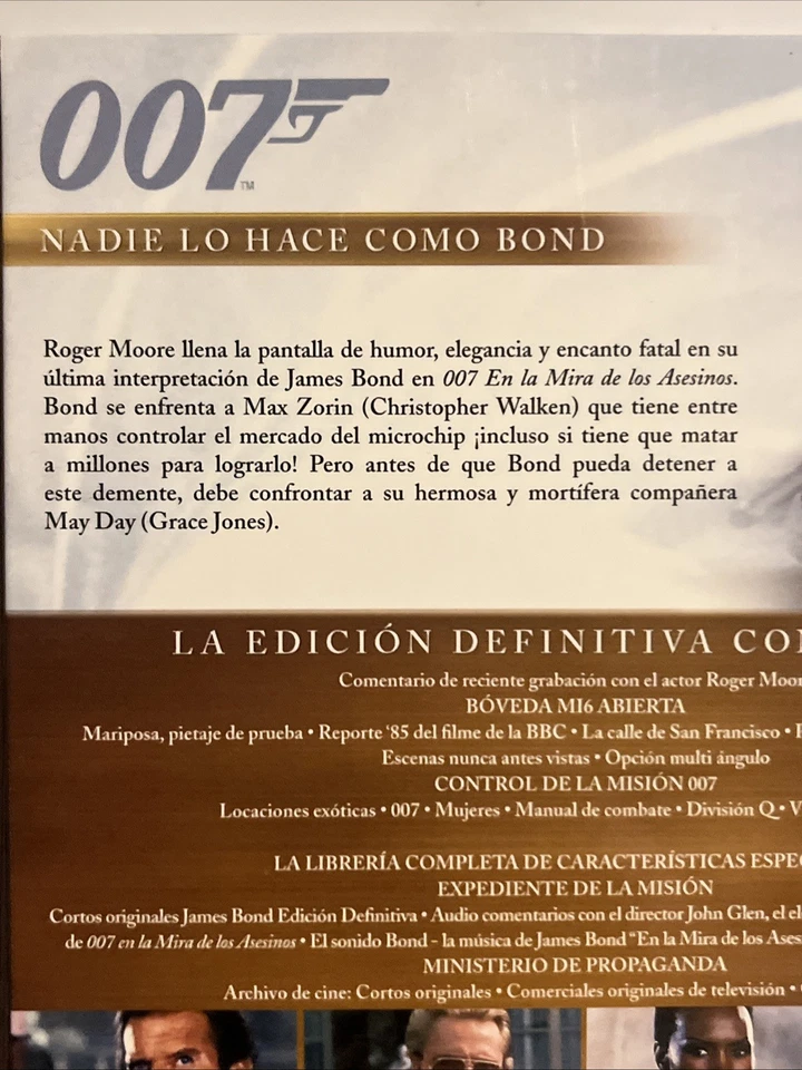 En La Mira De Los Asesinos - James Bond 007 - DVD Spanish- Edicion Defiitiva Foto 3 de 4