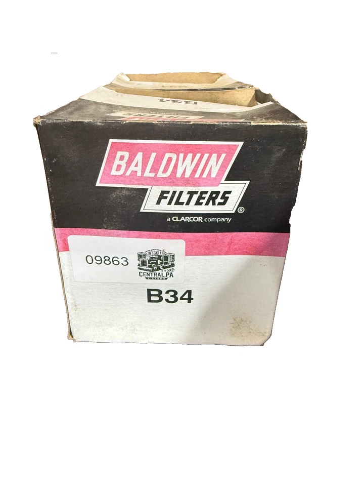 Filtro de óleo Baldwin B34 **NOS** - Imagem 2 de 4