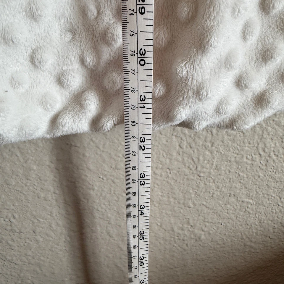 Manta portátil Halo SleepSack grande 12-18 meses blanca Minky Dot niño bebé Foto 4 de 4