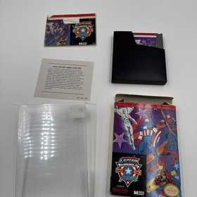Captain America and The Avengers NES 1991 Box + Manual + Game + Reg Card