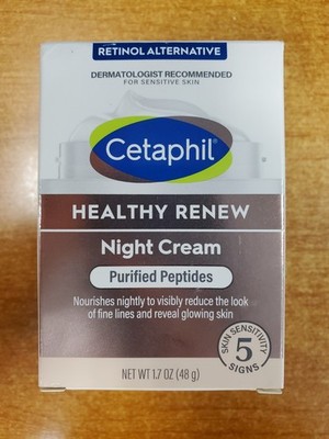 Cetaphil Healthy Renew Night Cream Purified Peptides 1.7 oz. (0014) - E13B