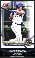 Peyton Wilson 2022 Bowman 1st Kansas City Royals #BP-85