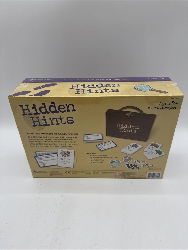 Learning Resources Hidden Hints Mystery Word Game Reading Comprehension Context - Image 3 of 4